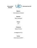 Administración General ¿cómo aplica usted la administración en su vida diaria?