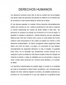 ENSAYO DERECHOS HUMANOS
