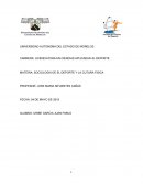 SOCIOLOGIA DE EL DEPORTE Y LA CUTURA FISICA