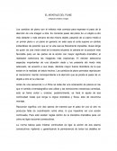 El montaje del filme