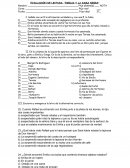 EVALUACIÓN DE LECTURA: “EMILIA Y LA DAMA NEGRA”