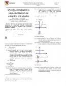 Diseño, simulación e implementación de circuitos con diodos