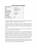 INVESTIGACIÓN DE MERCADOS “EMPACADORA DE CARNES”