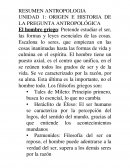 Resumen antropologia
