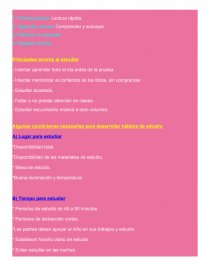 TECNICAS Y HABITOS DE ESTUDIO. Página 8