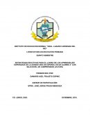ESTRATEGIAS EDUCATIVAS PARA EL LOGRO DE LOS APRENDIZAJES ESPERADOS DE LA ASIGNATURA DE ESPAÑOL EN UN ALUMNO 4° CON BAJO NIVEL DE COMPRENSIÓN LECTORA