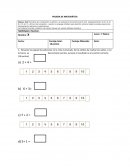 Evaluación matemática
