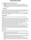 Derecho romano. 1 parcial