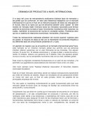 DEMANDA DE PRODUCTOS A NIVEL INTERNACIONAL