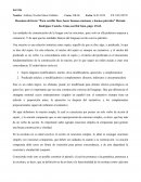 Resumen del texto “Para escribir bien, hacer buenas oraciones y buenos párrafos” Hernán Rodríguez Castelo