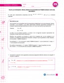 PAUTA ACTIVIDADES: RESOLVIENDO ECUACIONES DE PRIMER GRADO CON UNA INCÓGNITA