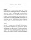 PROCESOS IMPLEMENTADOS PARA EL TRATAMIENTO DE AGUA POTABLE Y RESIDUAL EN LA PLANTA POSTOBON