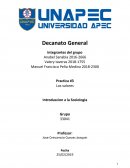 Practica #3 Los valores Introduccion a la Sociologia