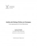 Análisis del Dialogo Político en Nicaragua. Como representación de la Crisis Política Interna