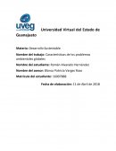 Características de los problemas ambientales globales