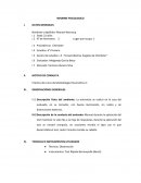 INFORME PSICOLOGICO