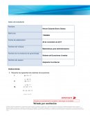 Matemáticas para administradores Nombre de la evidencia de aprendizaje: Sistema de Ecuaciones Lineales