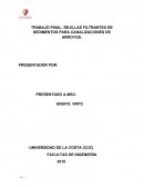 TRABAJO FINAL: REJILLAS FILTRANTES DE SEDIMENTOS PARA CANALIZACIONES DE ARROYOS
