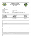 LABORATORIO 8 : ALTURA METACENTRICA