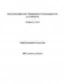 DICCIONARIO DE TÉRMINOS UTILIZADOS EN LA CIENCIA