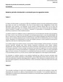 Redacción de párrafos de introducción y conclusión