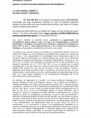 REGULARIZACIÓN EN MATERIA LABORAL. AUDIENCIA SIN COMPARECENCIA