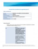 Formato Plan de auditoría de seguridad