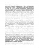 Analisis del desarrollo industrial mexicano