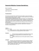 Secuencia didactica cuerpos geométricos