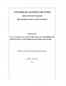 USO DE LAS AULAS VIRTUALES EN INGENIERÍA DE SISTEMAS DE LA UNIVERSIDAD AMAZÓNICA DE PANDO