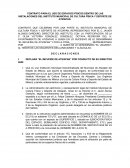 Contrato de uso de espacios