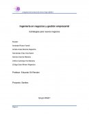 Ingeniería en negocios y gestión empresarial, Estrategias para nuevos negocios