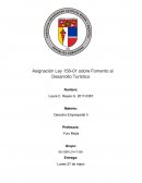 Asignación Ley 158-01 sobre Fomento al Desarrollo Turístico