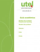 Coaching. GUÍA ACADÉMICA