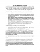 Descripcion Municipio Soacha