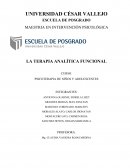 PSICOTERAPIA ANALITICA FUNCIONAL