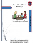 GESTIÓN ESCOLAR. FORMACIÓN CÍVICA Y ÉTICA X