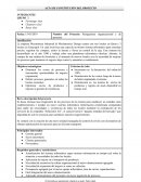 Proyecto: Reingeniería organizacional y de procesos