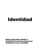 Identidad. ¿Cuál es mi identidad?