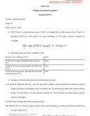 Taller N#1 Trabajo de Química Inorgánica