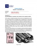 QUIMICA GENERAL TAREA N°1 - CICLO 2016-01- M1
