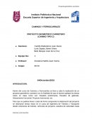 CAMINOS Y FERROCARRILES PROYECTO GEOMETRICO CARRETERO (CAMINO TIPO C)