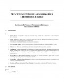 PROCEDIMIENTO DE ARMADO GRUA LIEBHERR