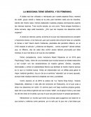 LA MISOGINIA TIENE GÉNERO, Y ES FEMENINO