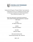 Atención integral del infante, niño y adolescente