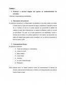 Producto o servicio elegido que genere un emprendimiento de inversión