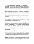 Enfermedades de trabajo en una tortillería