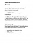 Experiencias mundiales de logistica