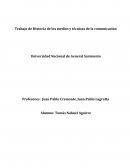 Trabajo de Historia de los medios y técnicas de la comunicación