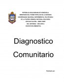EDUCACION AMBIENTAL Diagnostico Comunitario